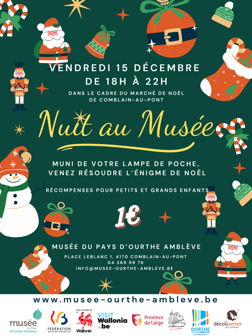 Nuit au Musée - 15 déc 2023 18-22h